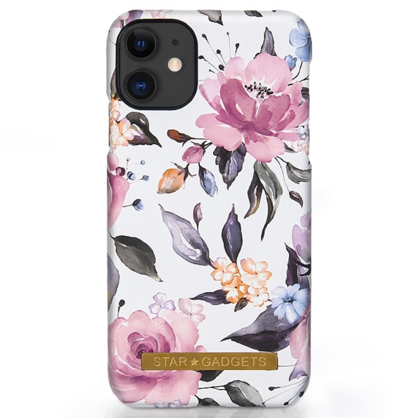 Komfort og beskyttelse iPhone 11 med blomster!