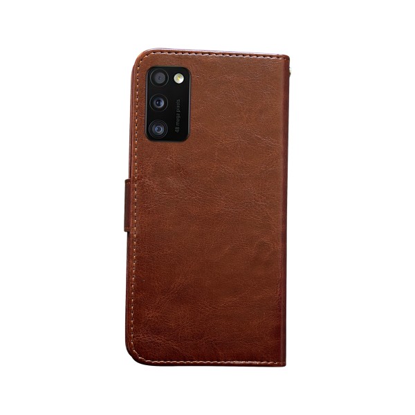 Samsung Galaxy A41 - PU-nahkainen case Svart