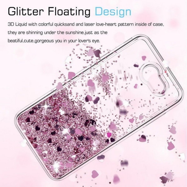 3D Glitter Bling -kuori Galaxy S8:lle
