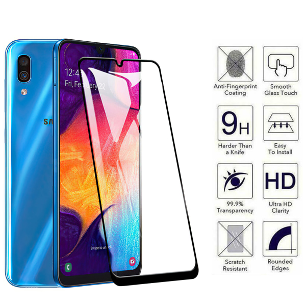 Samsung Galaxy A30 - Härdat Glas Skärmskydd