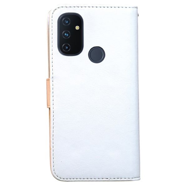 OnePlus Nord N100 - PU Læderpung Etui Brun