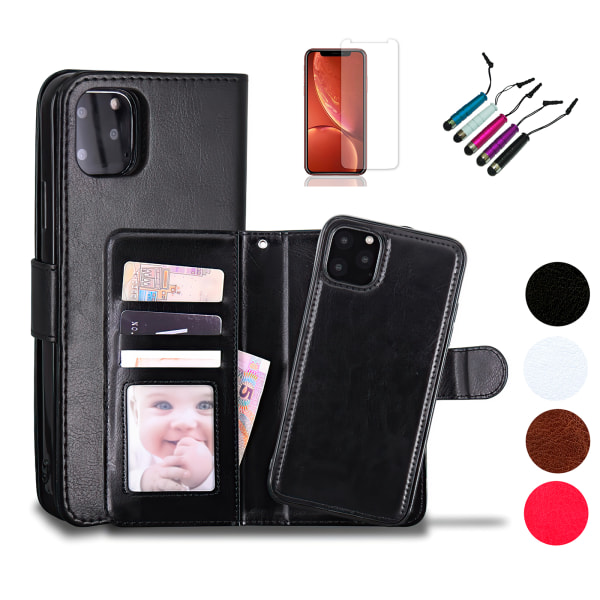 iPhone 11 Pro - PU Læder Pung Etui Vit