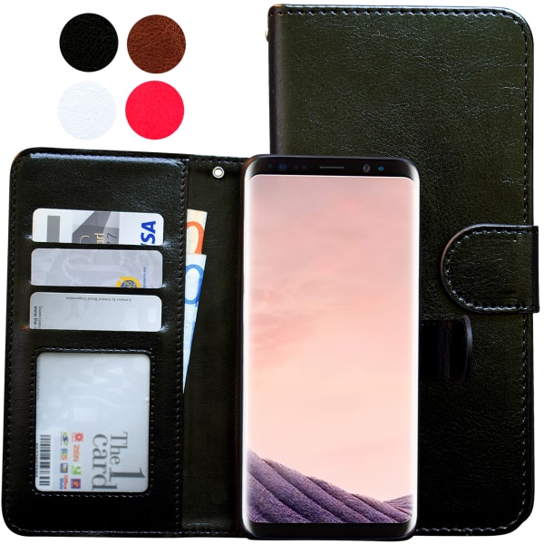 Samsung Galaxy S9 - PU-nahkainen case/ lompakko Rosa