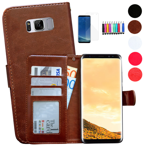 Suojaa S8-puhelimeesi - Nahkainen kotelo Samsungilta! Svart