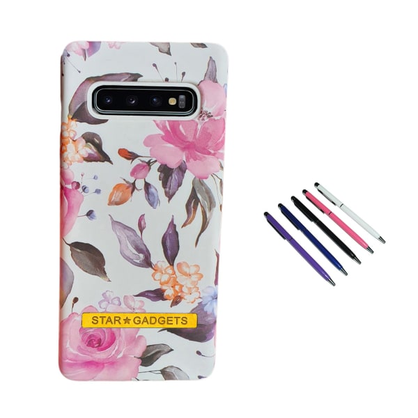 Samsung Galaxy S10 - Cover / Beskyttelse / Blomster