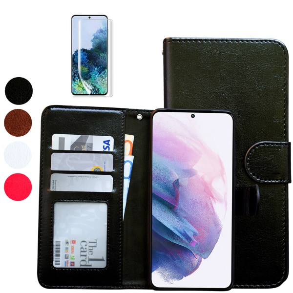 Samsung Galaxy S21 FE - PU Leather Wallet Case