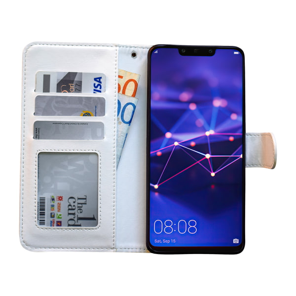 Huawei Mate 20 Lite - PU-nahkainen case Svart