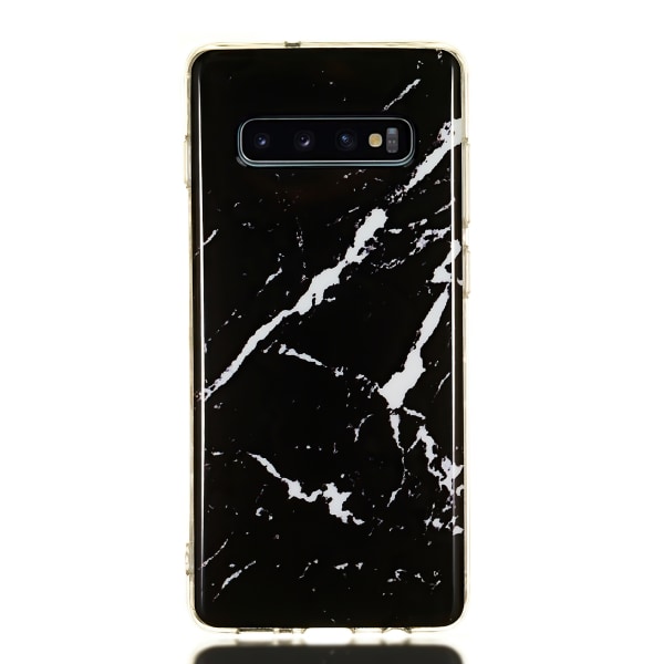 Skydda din S10 med Marmor - Samsung Galaxy S10 Svart