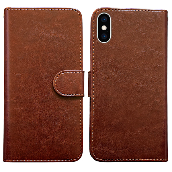 iPhone X/Xs - PU Nahkainen Lompakkokotelo