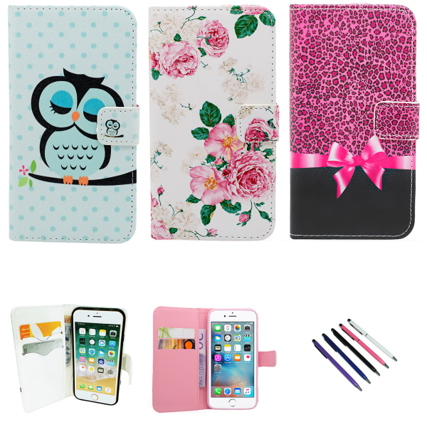 iPhone 6 / 6S - PU Læder Pung Etui Blå