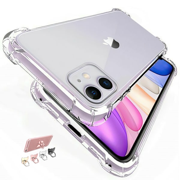 iPhone 12 - Läpinäkyvä suojakotelo