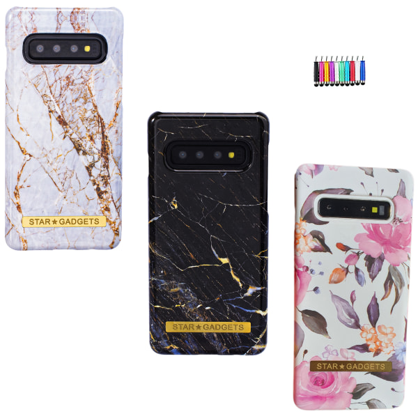 Samsung Galaxy S10 - Case Protection Marble / Rose