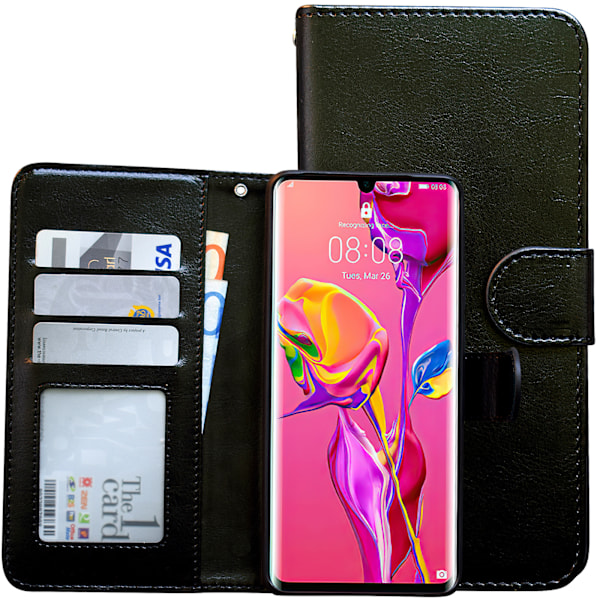Huawei P30 Pro - PU Læderpung Etui