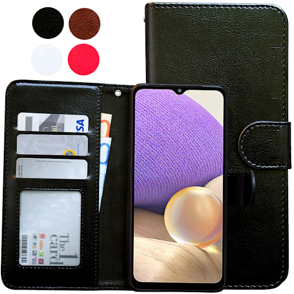 Samsung Galaxy A12 / A12 5G - PU Læder Pung Etui Rosa