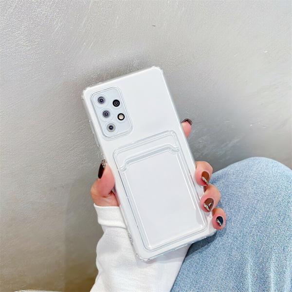 Samsung Galaxy A04s - Beskyttelse til kortlomme - Transparent Grå