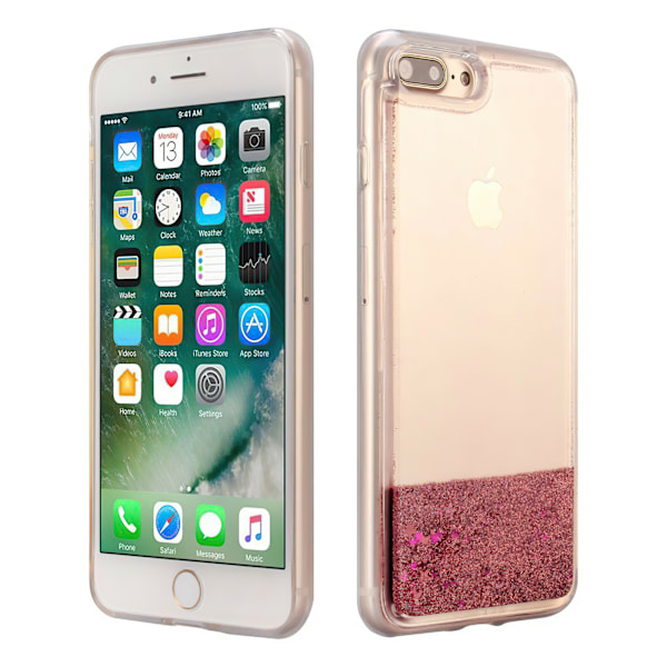 iPhone 6 Plus/7 Plus/8 Plus - Flytande Glitter 3D Bling Skal Cas iPhone 6 Plus