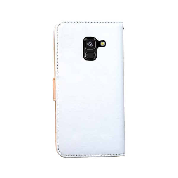 Samsung Galaxy A8 2018 - PU-nahkainen case/ lompakko Svart