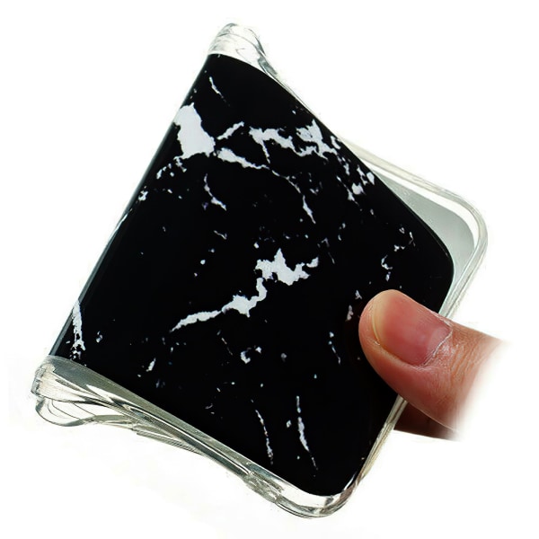 Suojaa Samsung Galaxy A10 Marble Case -kuorella Vit