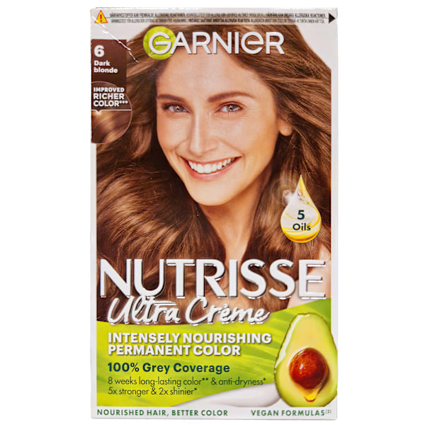 Garnier Nutrisse Ultra Crème Mörkblond 6.0 Hårfärg