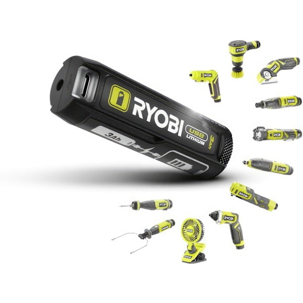 Ryobi RC43P lader 4V 3 porte