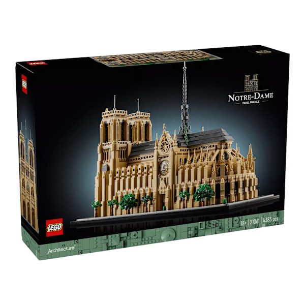 Ikonisk Notre-Dame de Paris Katedral - LEGO Architecture Sæt til Voksne 21061