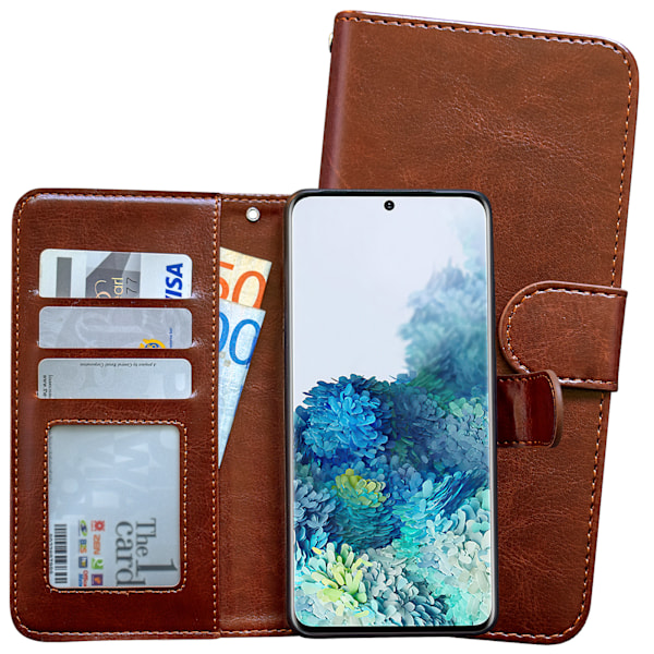 Suojaa Galaxy S20 - Nahkakotelo Vit