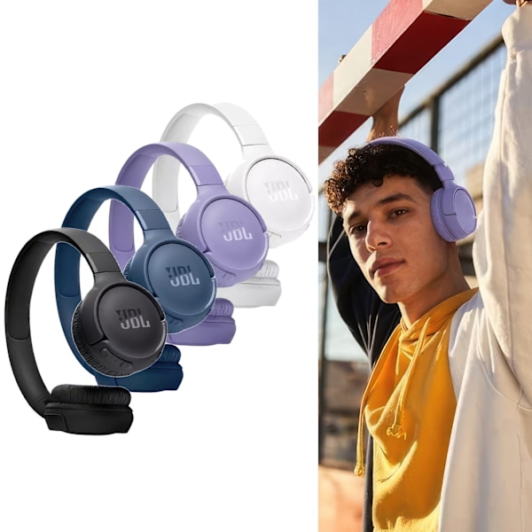 Upplev JBL Tune 520 BT - Trådlösa Hörlurar med 57 Timmars Batteri och Pure Bass!