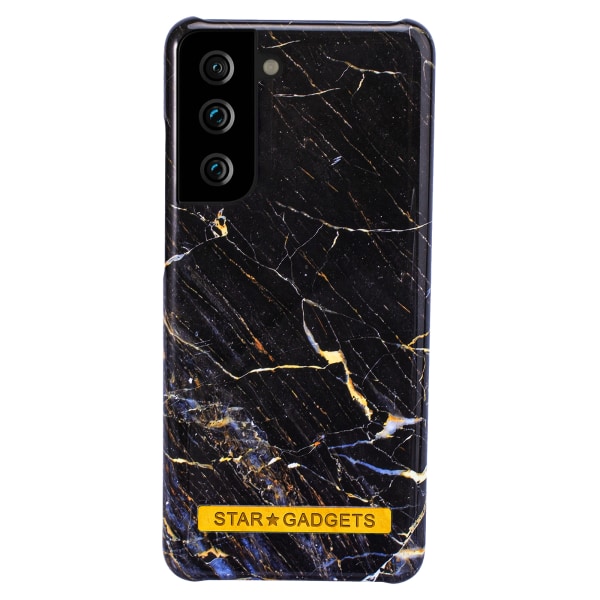 Samsung Galaxy S21 - Cover Protection Marmor Svart