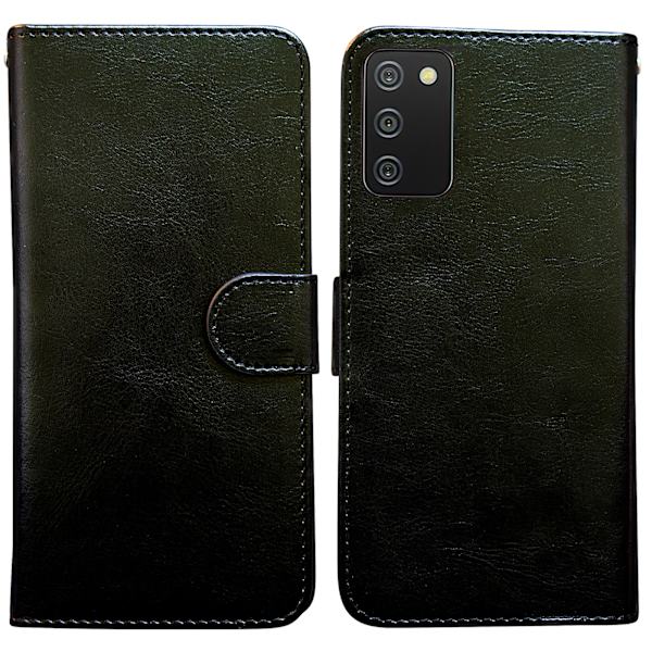 Samsung Galaxy A02s - PU Læder Pung Etui Vit