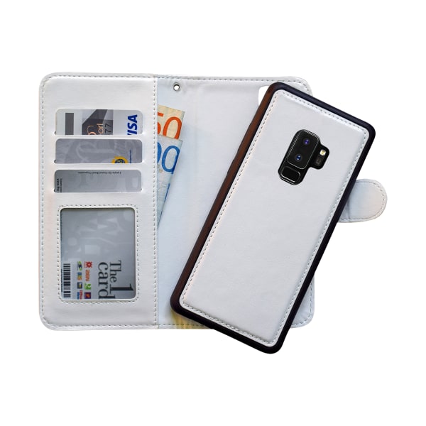 Skydda din Galaxy S9 Plus - Magnetiskt Läderfodral Brun