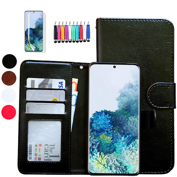 Samsung Galaxy S20 FE - PU Læderpung Etui Brun