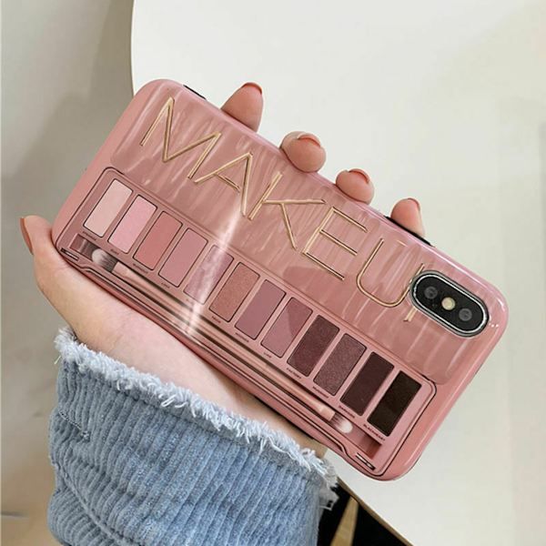 iPhone XR - Beskyttelse af sager MakeUp Rosa