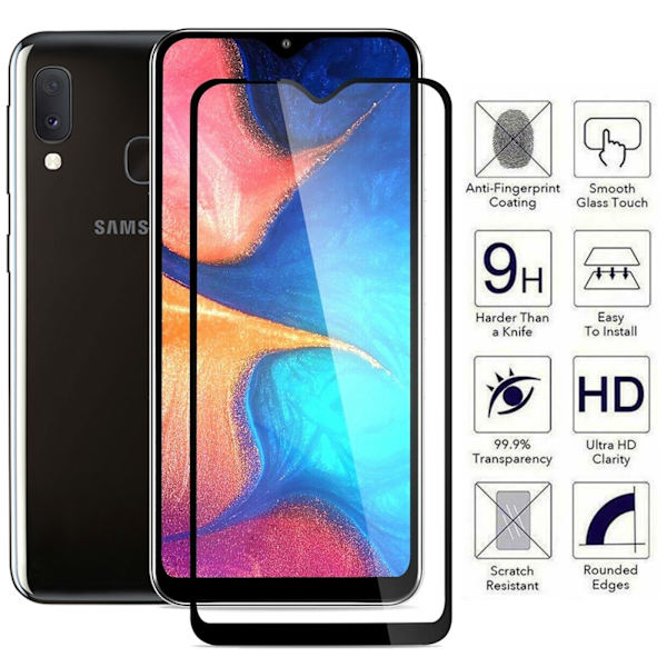 Suojaa Galaxy A20e - Karkaistu lasi