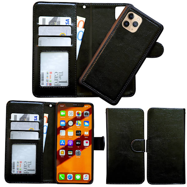 Suojaa iPhone 11 Pro Max - Kotelo ja lompakko! Rosa