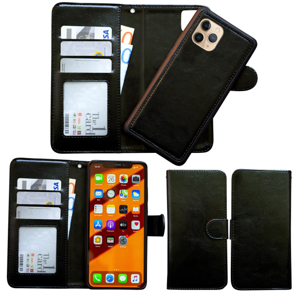 Suojaa iPhone 11 Pro Max -kotelo ja lompakko! Vit