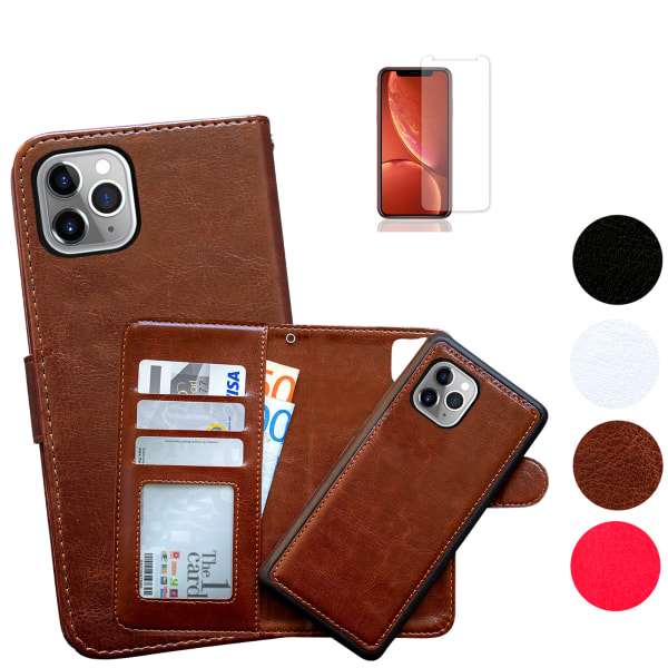 iPhone 11 Pro: Ultra Slim Wallet Case Brun