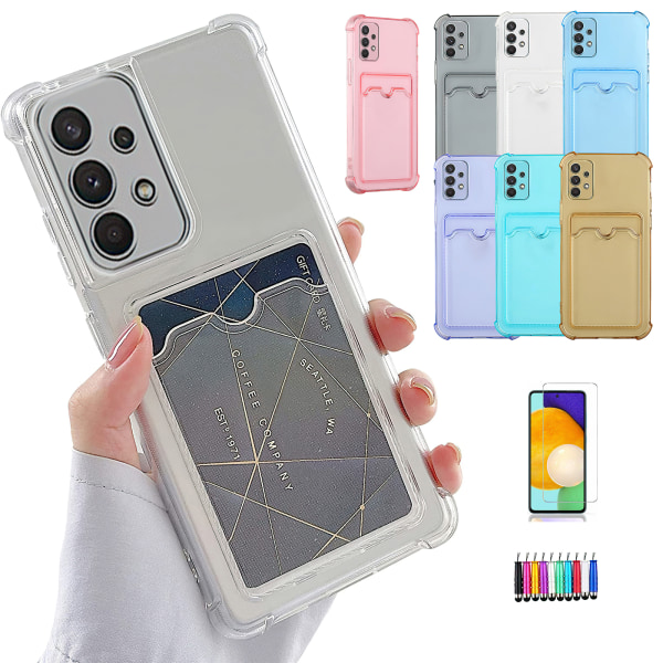 Samsung Galaxy A53 5G - Card Case Protection Transparent