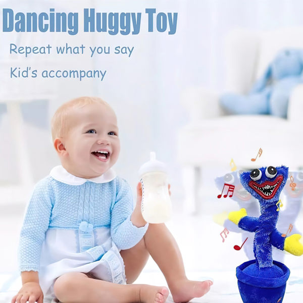 Sød Dansende Huggy Wuggy Rosa