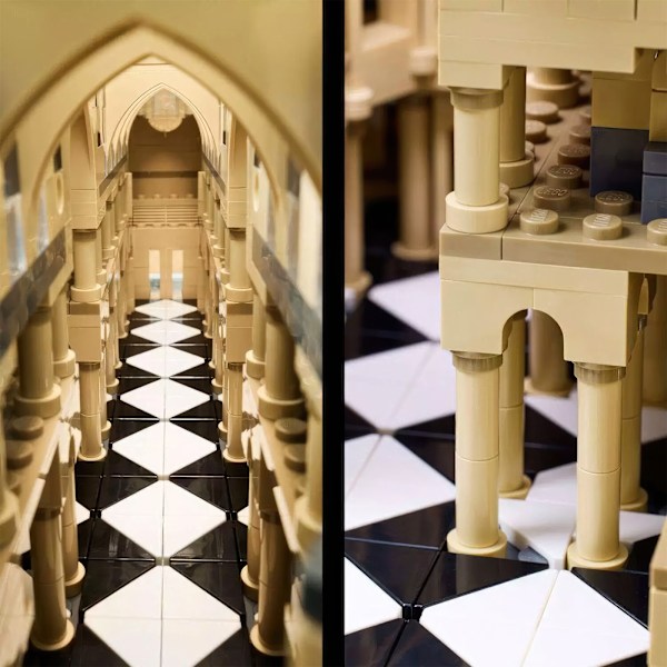 Ikonisk Notre-Dame de Paris Katedral - LEGO Architecture Sæt til Voksne 21061