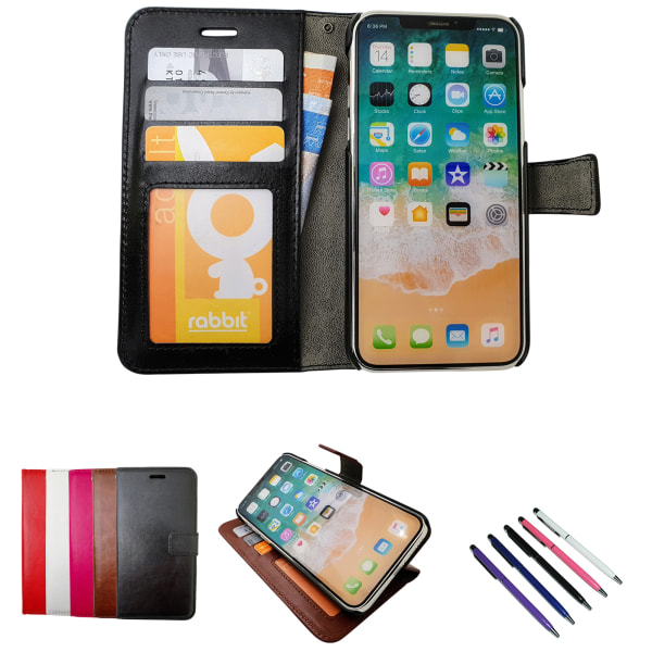 Beskyt din iPhone Xr med et lædercover! Vit