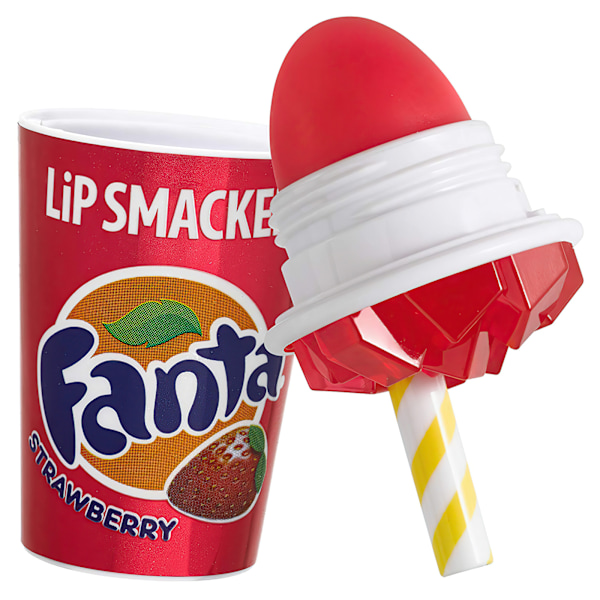 Lip Smacker Coca - Cola / Fanta Jordbær Lip Balm Bedste Smag Röd