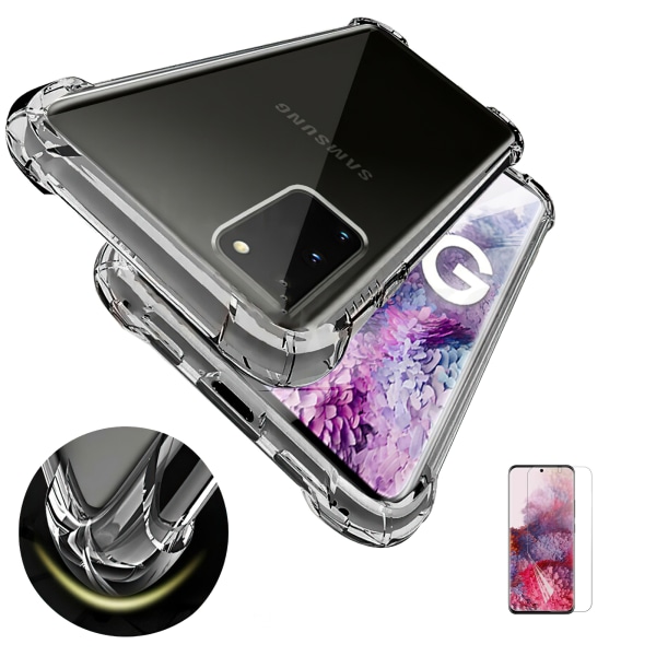 Samsung Galaxy S20 FE 5G - Case suojaus Läpinäkyvä