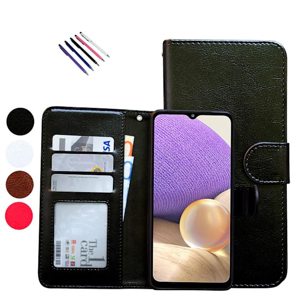 Samsung Galaxy A22 5G - PU Læder Pung Etui Rosa