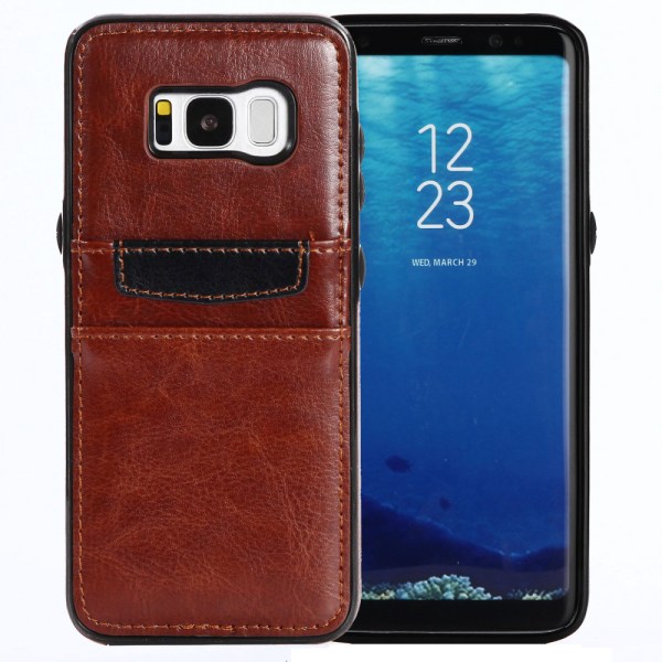 Samsung Galaxy S9 Plus - Smidigt Plånboksskal / Fodral i läder Rosa