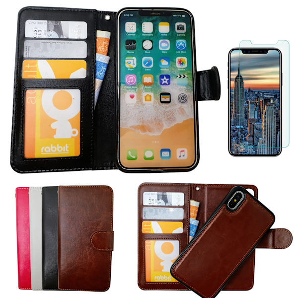 Komfort og beskyttelse iPhone Xs Max - Læder etui! Brun