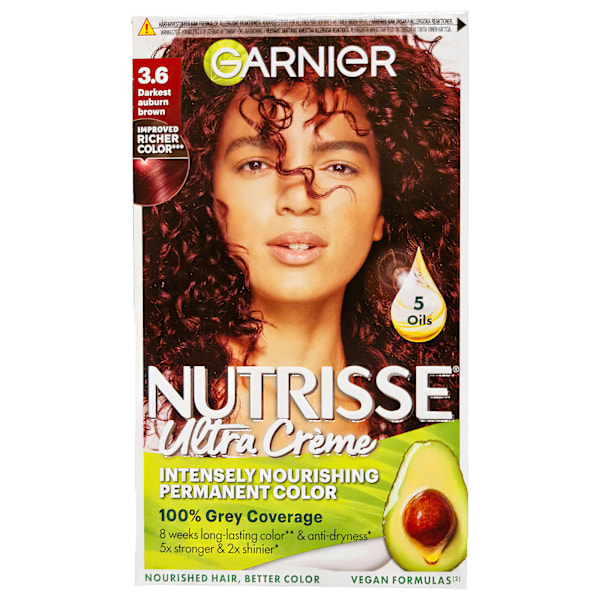 Garnier Nutrisse 3.6 Mure Sauv hiusvärikreemi 5 ravitsevalla öljyllä