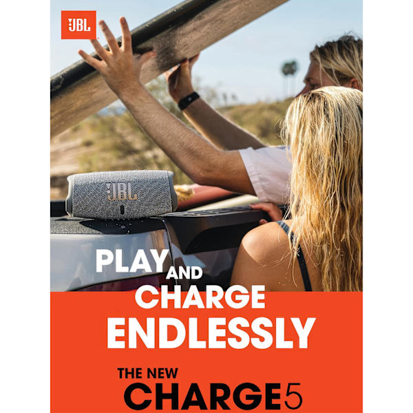 JBL Charge 5 - Bärbar Vattentålig Bluetooth Högtalare med Pow Grön