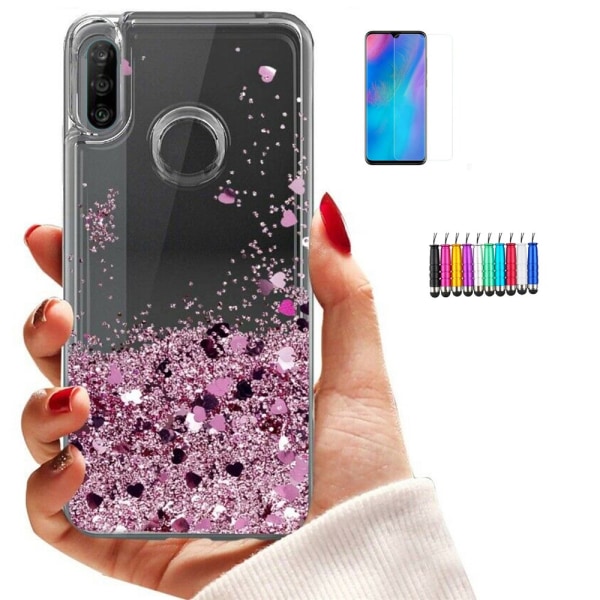 Huawei P30 Lite - Kimalteleva glitter 3D Bling -puhelinkotelo