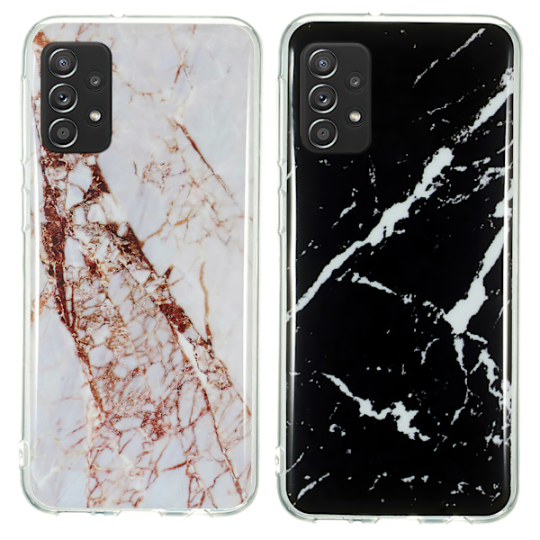 Samsung Galaxy A52/A52 5G - Skal / Skydd / Marmor Svart
