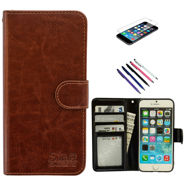 iPhone 7/8/SE (2020 & 2022) - PU Leather Wallet Case